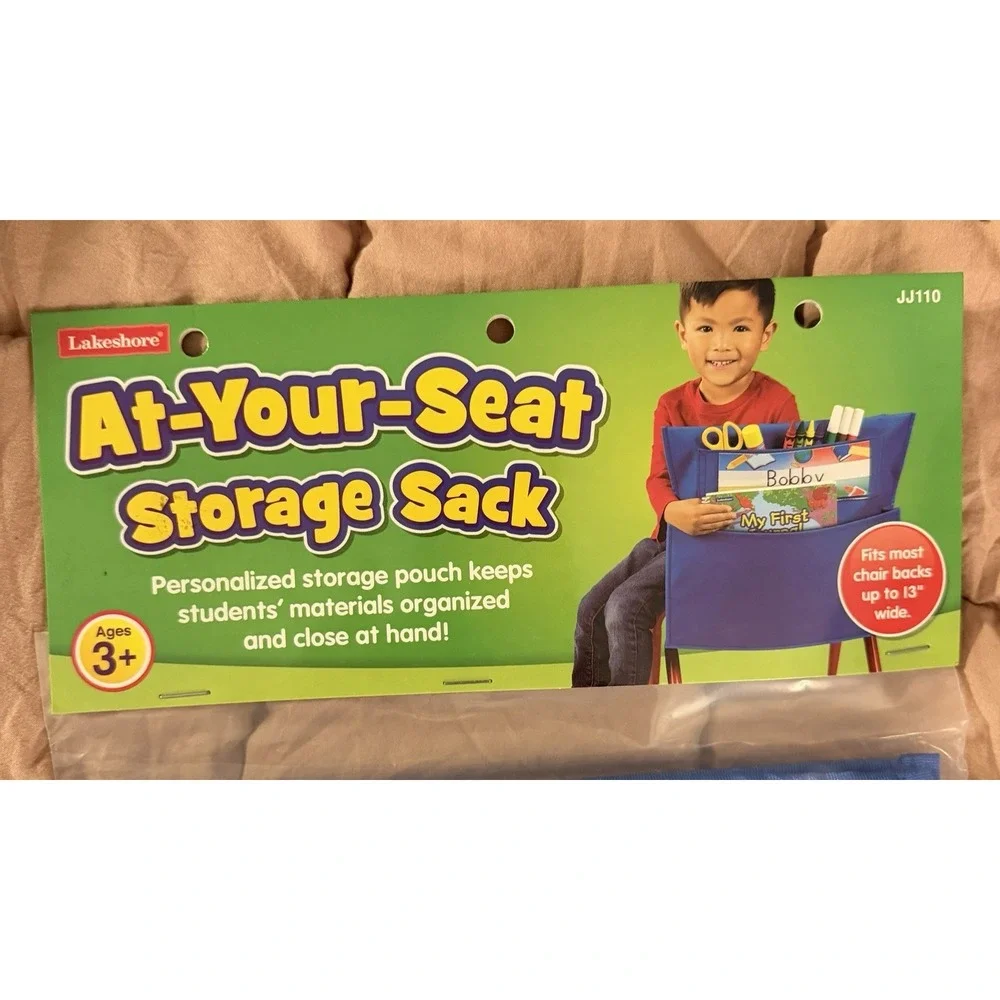 New School Kids Lakeshore Learning At-Your-Seat Storage Sack Reg Size
